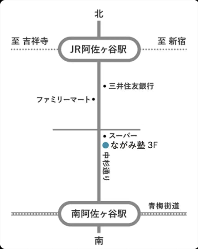 ながみ塾 アクセス・地図